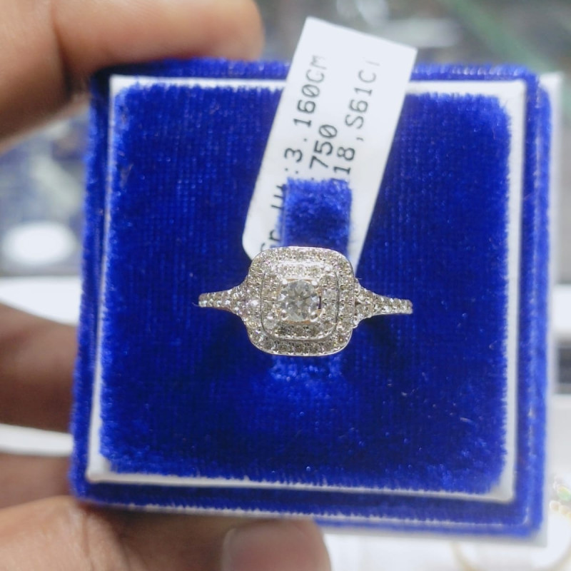New Diamond Big Solitair Ring