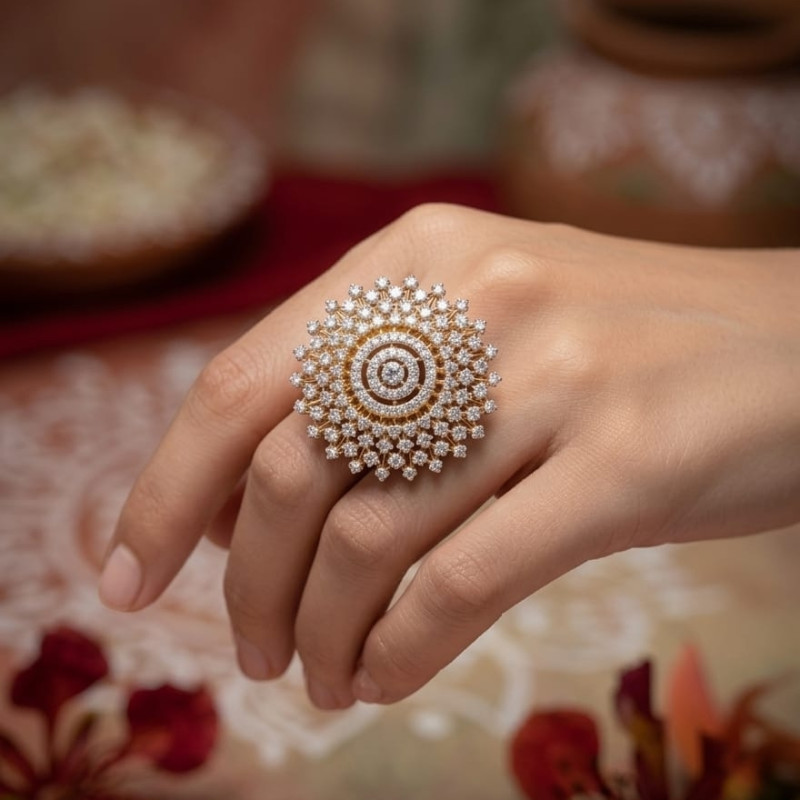 Diamond Ladies Ring