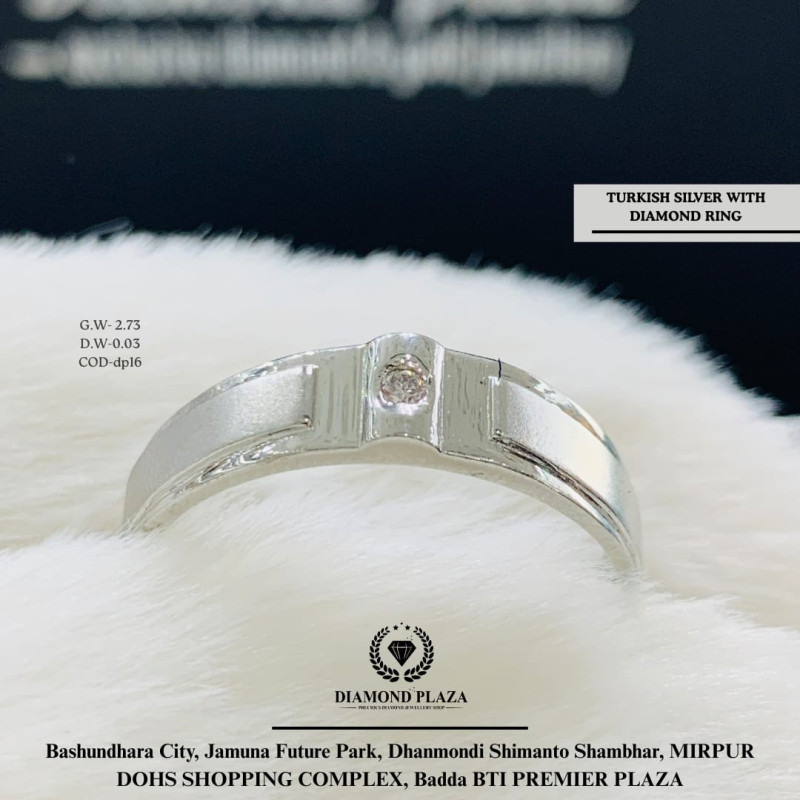 Diamond Silver Ring